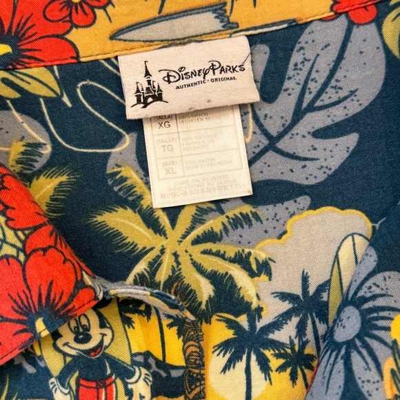 Disney Parks Mickey Mouse Hawaiian Shirt XL - Picture 6 of 7